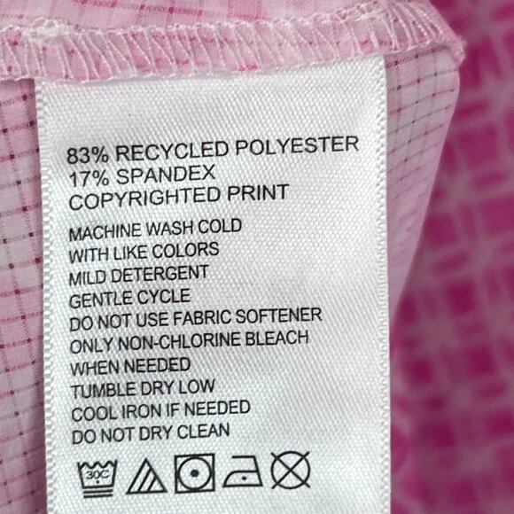 Tommy Bahama Dress Womens S Pink Bahama Coast Lovely Lattice Sleeveless Tank - Picture 6 of 7